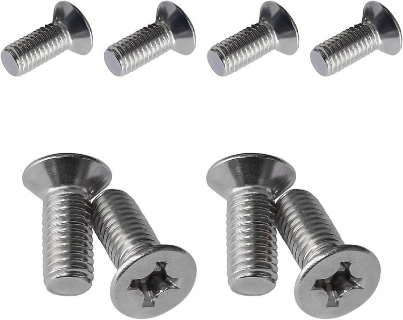 KVAEY 4PCS Stainless Steel Brake Disc Rotor Screws, 936000-6014-0H Brake Disc Retaining Screws for Front and Rear, Rotor Screw Replacement Fits Accord Civic Odyssey CR-Z MDX (8 PCS) - Image 1